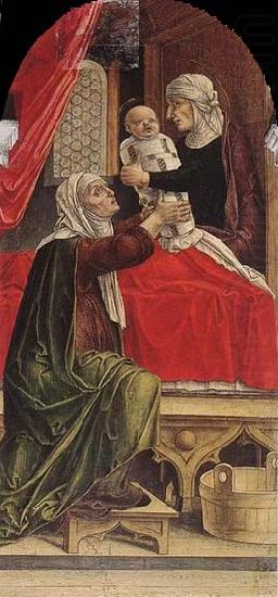 The Birth of Mary, Bartolomeo Vivarini